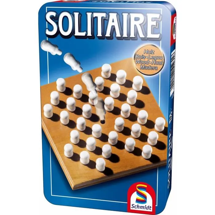 Schmidt Spiele - Jeu de Société Solitaire, Pour Tester Patience et Stratégie