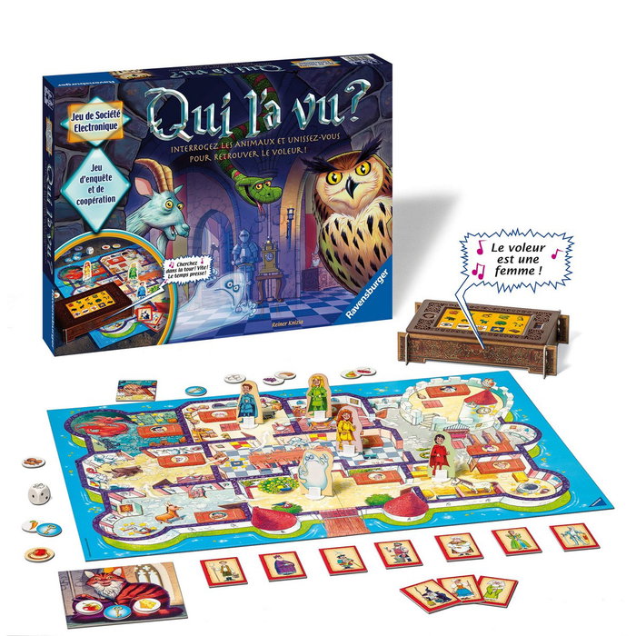 Ravensburger Qui l'a vu ? - Jeu de société d'enquête et de coopération