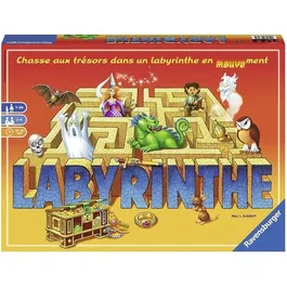 Ravensburger Jeu de société Labyrinthe - Chasse au trésor dans un labyrinthe en mouvement - Jeu familial à partir de 7 ans