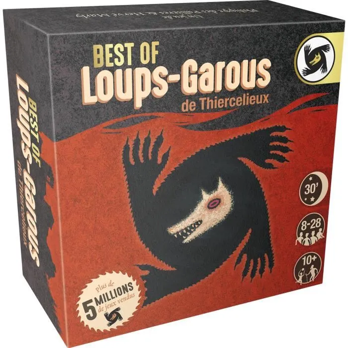 Asmodee Loups-garous de Thiercelieux - Jeu de société Best Of - Extension avec rôles majeurs - À partir de 10 ans - 8 à 18 joueurs - 30 min