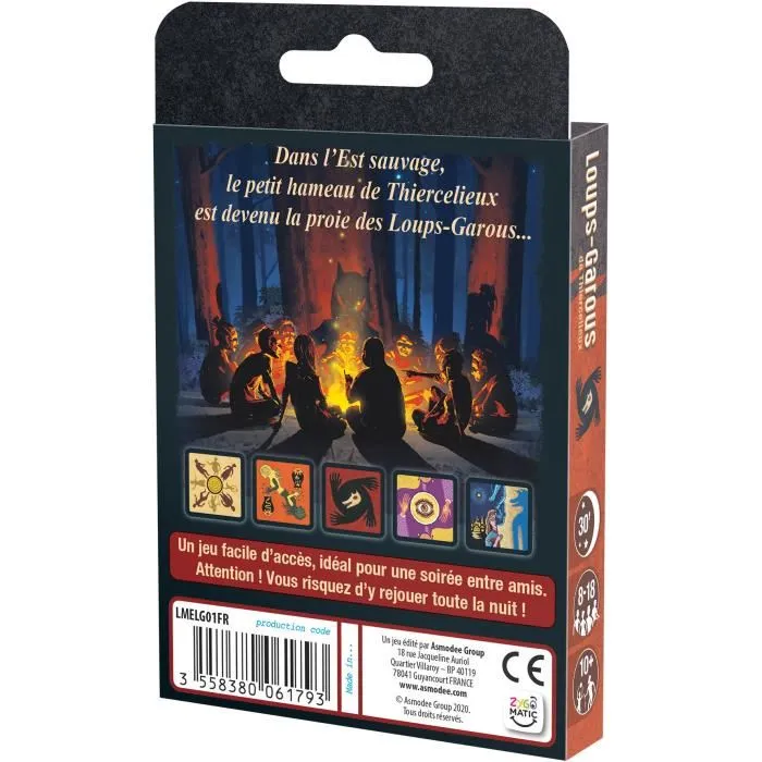 Asmodee | Les Loups-Garous de Thiercelieux - Nouvelle Édition 2021 | Jeu de société à partir de 10 ans | 8 à 18 joueurs | 30 minutes | En français