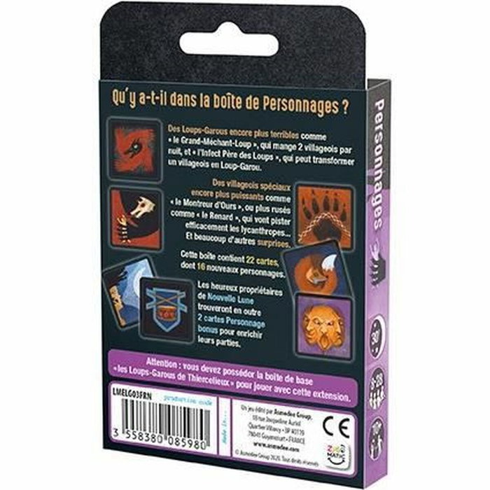 Asmodee Extension Personnages Loups-Garous de Thiercelieux Nouvelle édition 2021