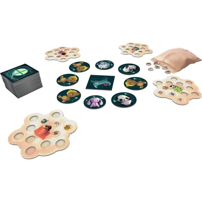 Asmodee - Space Cow | Attrape-reves | Jeu de societe a partir de 4 ans | 2 a 4 joueurs | 15 min | Version francaise