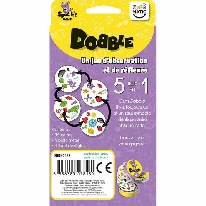 Asmodee Zygomatic - Dobble : Classique - Édition 2021