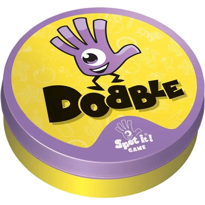 Dobble - Édition 2021 - Jeu de société de rapidité et d'observation, 55 cartes, 5 mini-jeux, de 2 à 8 joueurs à partir de 6 ans, français