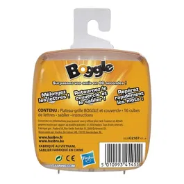 Hasbro Gaming Boggle - Jeu de société de voyage et de réflexion rapide pour petits et grands - À partir de 8 ans
