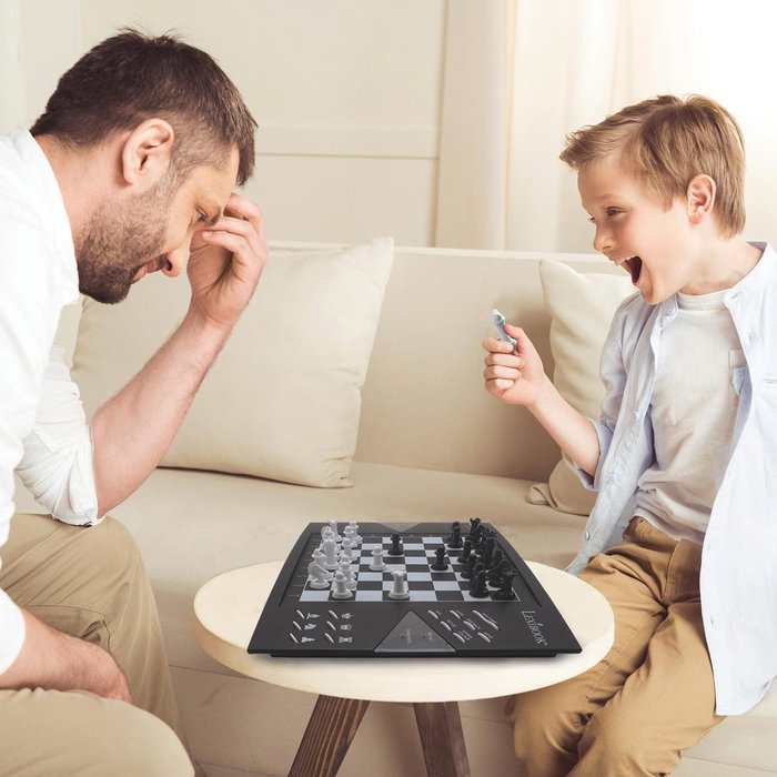 Lexibook Jeu d'échecs électronique Cg1300 avec plateau tactile et 64 niveaux de difficulté pour jouer à 2 ou contre l'ordinateur Lexibook Jeu d'échecs électronique Cg1300 avec plateau tactile et 64 niveaux de difficulté pour jouer à 2 ou contre l'ordinateur
