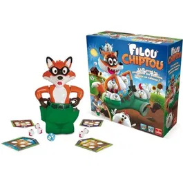 Goliath - Jeu pour enfants Filou Chiptou - Jeu de société à partir de 4 ans avec renard, poules et poulailler