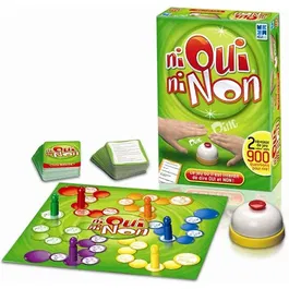 Megableu Jeu de Société 'Ni Oui Ni Non', Version Française, Plus de 900 Questions pour 6 Joueurs, 2 Niveaux (Enfants & Adultes)