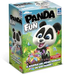 Megableu - Jeu de société PANDA'FUN - Musical et éducatif pour enfants de 3 ans - 2 à 4 joueurs - Récupération de pétales de fleurs - En français