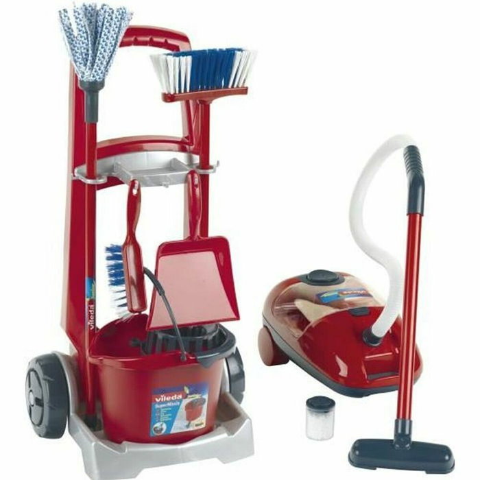 Klein Chariot de ménage Vileda avec aspirateur électronique