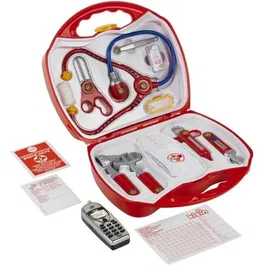 Klein - Mallette de Docteur pour Enfant avec Stéthoscope, Téléphone Portable et Accessoires Médicaux Réalistes - Jouet D'imitation Mixte - À partir de 3 ans