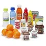 Ecoiffier Chef Pack Drive Accessoires Dinette - Ensemble de 20 pièces pour faire les courses - Provisions et aliments jouets pour enfants