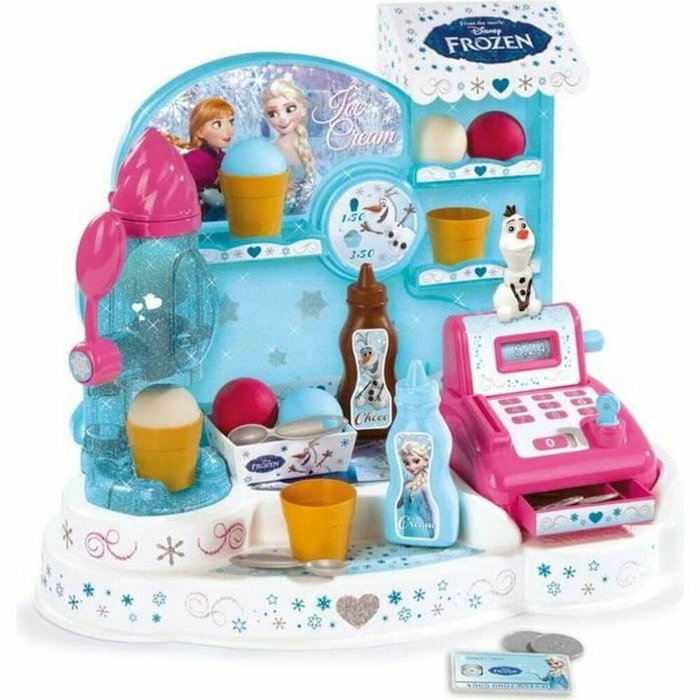 Smoby La Reine des Neiges Frozen Ice Cream Shop - Marchande de Glaces et Caisse Enregistreuse Smoby La Reine des Neiges Frozen Ice Cream Shop - Marchande de Glaces et Caisse Enregistreuse