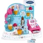Smoby - Caisse Enregistreuse Marchande de Glaces La Reine des Neiges avec Figurine Olaf et 22 Accessoires pour Enfants - Jeu d'Imitation