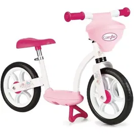 Smoby Draisienne Rose Corolle avec Porte-poupée Intégré et 2 Roues - Vélo sans Pédales pour Enfant dès 2 Ans