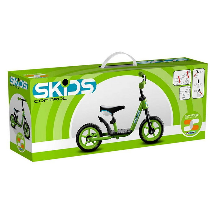 BigBuy Home Draisienne avec repose-pieds Vert