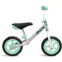 Draisienne d'apprentissage grise et turquoise avec roulements ABEC 5