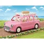Sylvanian Families - Monospace rose pour pique-nique et balade en famille, contient jusqu'à 7 personnages