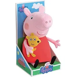 Jemini Peluche Peppa Pig 30 cm douce, 32 cm de hauteur, à partir de 1 an, livrée à l'unité