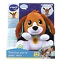 VTECH BABY Toutou parle avec moi - Jouet interactif éducatif pour le développement du langage, chien parlant avec tête et oreilles mobiles, pour enfants de 1 à 5 ans - Brun