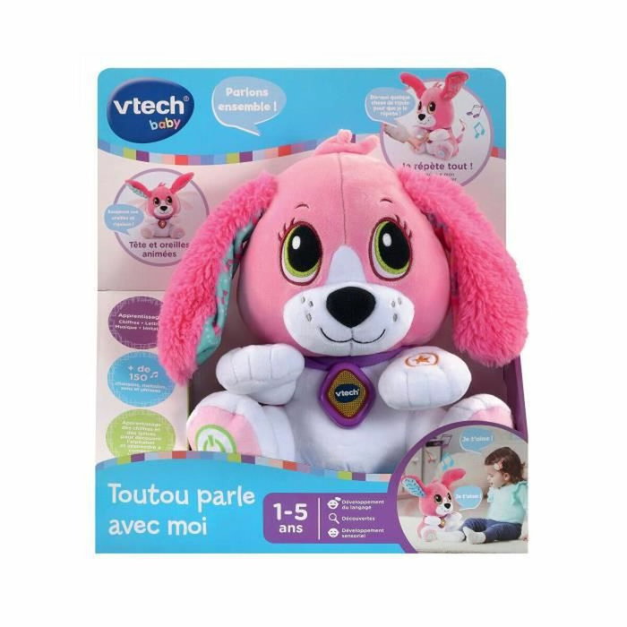 Vtech Baby Toutou parle avec moi - Rose