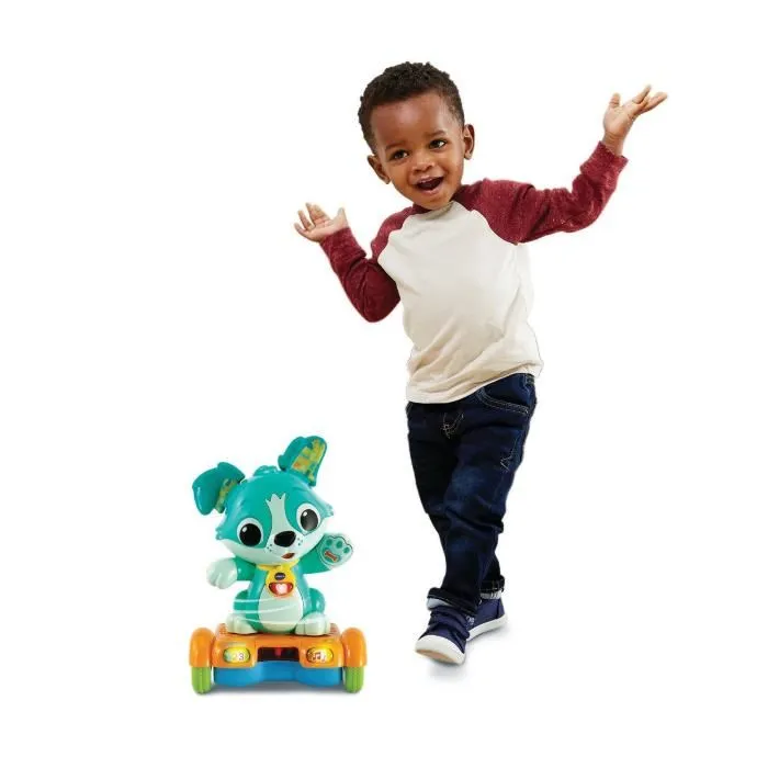 Vtech Baby Titou, Mon Toutou Hoverboard - Chien Malicieux à 3 Roues avec Capteurs - Jouet d'Éveil pour Enfants 12 à 36 Mois - Piles Fournies Vtech Baby Titou, Mon Toutou Hoverboard - Chien Malicieux à 3 Roues avec Capteurs - Jouet d'Éveil pour Enfants 12 à 36 Mois - Piles Fournies