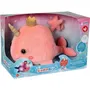 Gipsy - Peluche musicale et lumineuse Bella Bloo le narval 35 cm, licorne des mers en mouvement
