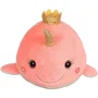 Gipsy - Peluche musicale et lumineuse Bella Bloo le narval 35 cm, licorne des mers en mouvement