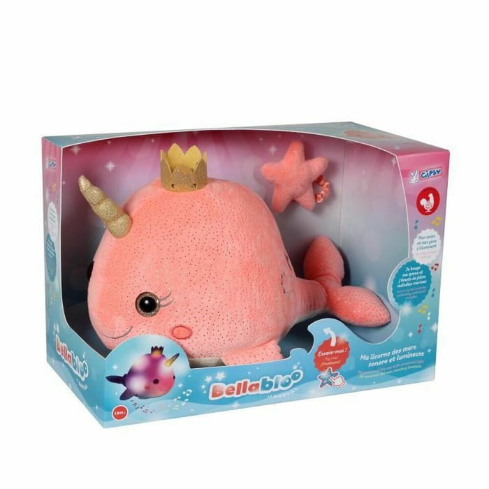 Gipsy Bella Bloo Le Narval musical et lumineux 35 cm
