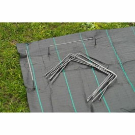 Nature Agrafes de fixation de bâche Métal Gris