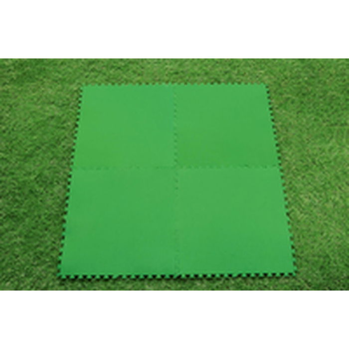 Bestway Sol de Piscine en Mousse Vert 9 Pièces 78x78 cm Jardin 58636