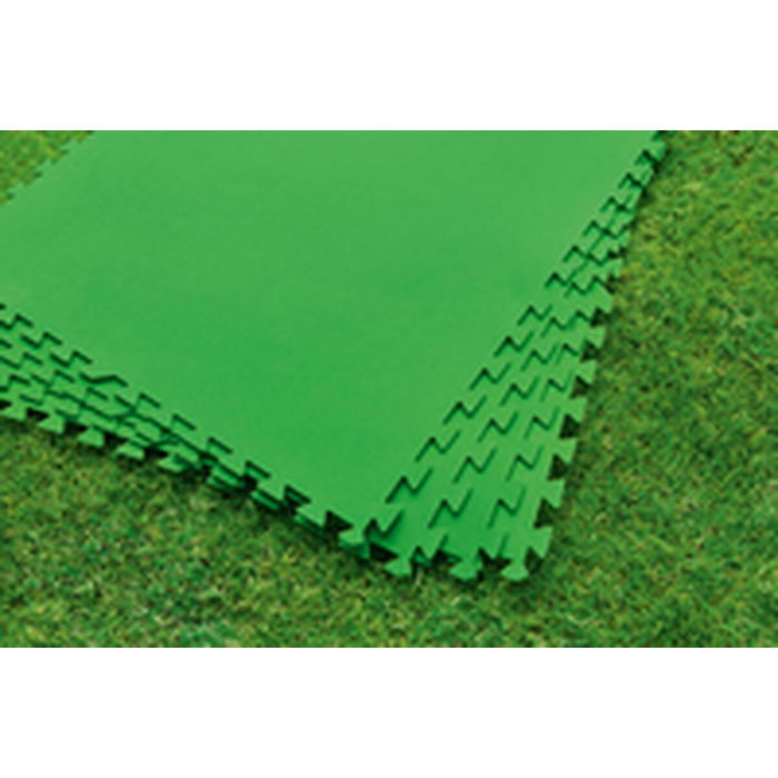 Bestway Sol de Piscine en Mousse Vert 9 Pièces 78x78 cm Jardin 58636