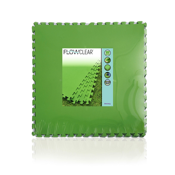 Bestway 58636 Foam Sol de Protection pour Piscine 78x78 cm Vert 9 Pièces Jardin Bestway 58636 Foam Sol de Protection pour Piscine 78x78 cm Vert 9 Pièces Jardin