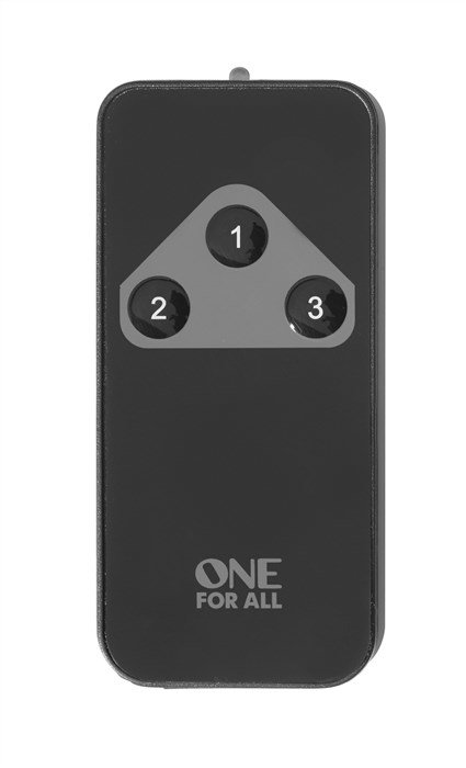 One For All SV1630 Commutateur HDMI Full HD 3 Ports vers 1 - Pour connecter 3 appareils à votre TV avec un seul câble HDMI, sans alimentation externe nécessaire