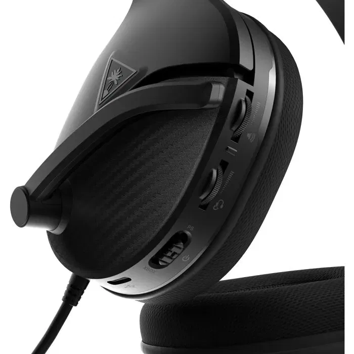 Turtle Beach Recon 200 Gen 2 - Casque-micro gamer stéréo multi-plateformes - Micro ajustable, 12h autonomie, résistant à la transpiration - Noir