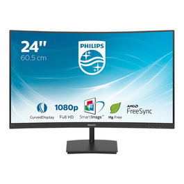 Philips 241E1SC/00 - Ecran PC Moniteur LCD E-Line 24 Pouces Full HD 1080p, HDMI, VGA