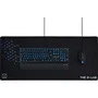The G-Lab PAD YTTRIUM - Tapis de souris gaming XXL, anti-dérapant, surface Control, 900x400x4mm, noir