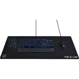 The G-Lab PAD YTTRIUM - Tapis de souris gaming XXL, anti-dérapant, surface Control, 900x400x4mm, noir