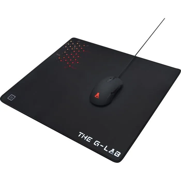 G-Lab Tapis de Souris Gaming Pad Ceasium, Noir, Taille XL 450 x 400 x 4 mm, Surface Control pour Précision et Glisse G-Lab Tapis de Souris Gaming Pad Ceasium, Noir, Taille XL 450 x 400 x 4 mm, Surface Control pour Précision et Glisse