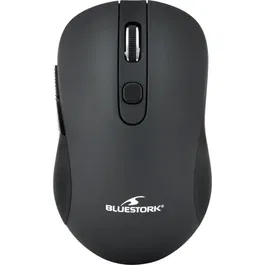 Bluestork OFFICE 60 Souris sans fil PC/MAC Noir, 6 boutons, 1600 DPI, interface 2.4 GHz, pour gaming et productivité