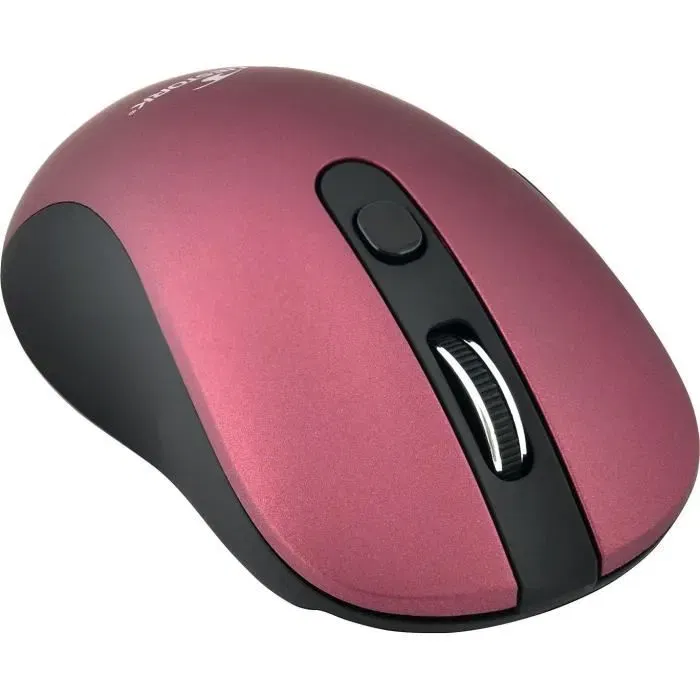 Bluestork Office 60 Souris sans fil Bluetooth 6 boutons pour PC et Mac - Finition métallique violet