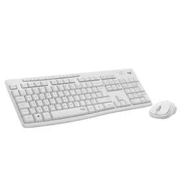 Logitech MK295 - Ensemble Clavier et Souris Sans Fil Silencieux AZERTY en Blanc - Supprime 90% du Bruit