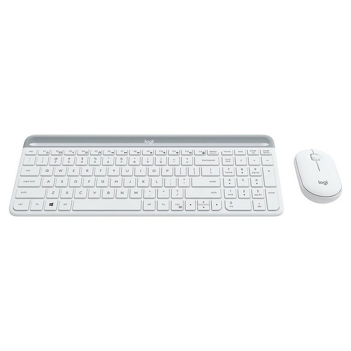 Logitech MK470 Ensemble Clavier et Souris Sans Fil AZERTY Blanc cassé Logitech MK470 Ensemble Clavier et Souris Sans Fil AZERTY Blanc cassé
