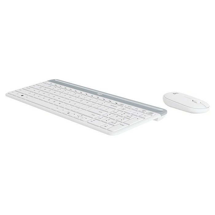 Logitech MK470 Ensemble Clavier et Souris Sans Fil AZERTY Blanc cassé Logitech MK470 Ensemble Clavier et Souris Sans Fil AZERTY Blanc cassé