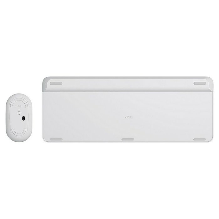 Logitech MK470 Ensemble Clavier et Souris Sans Fil AZERTY Blanc cassé Logitech MK470 Ensemble Clavier et Souris Sans Fil AZERTY Blanc cassé