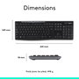 Logitech MK270 Combo clavier et souris sans fil AZERTY