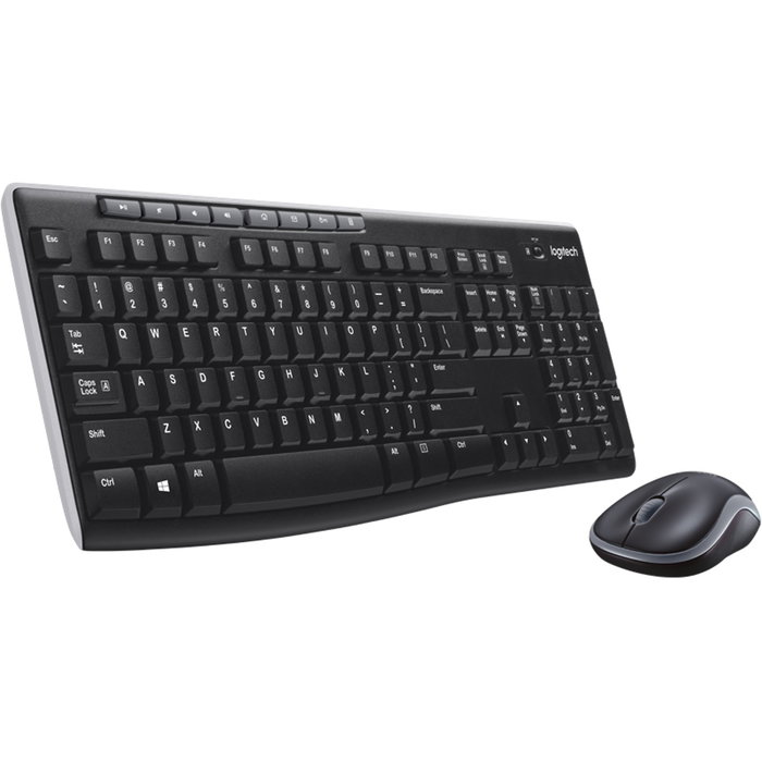 Logitech MK270 Combo Clavier + Souris Sans Fil AZERTY Français - Récepteur Nano USB