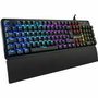 The G-Lab KEYZ CARBON E - Clavier mécanique AZERTY - Switch Bleu - Noir