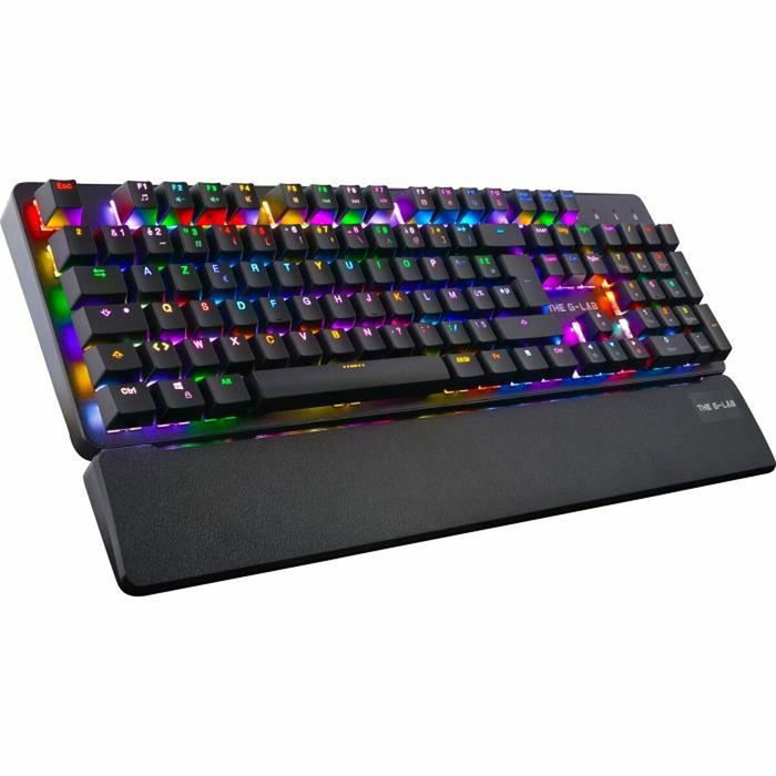 The G-Lab KEYZ RUBIDIUM Clavier Gamer Mécanique Switch Rouge AZERTY Noir